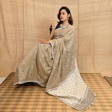 Saree - Paat silk & cotton