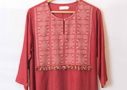 Kurta - Eri silk natural dye