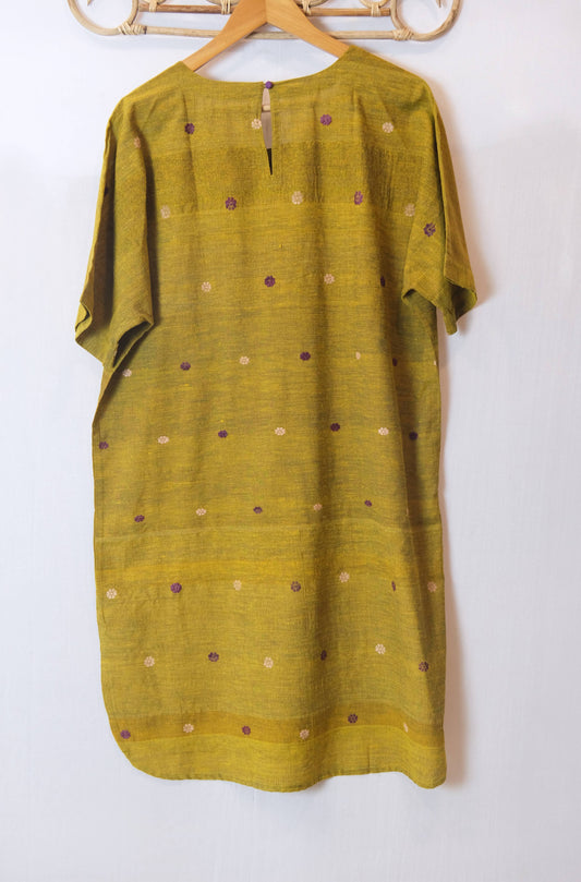 Tunic - Eri silk natural dye & cotton