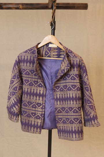 Jacket - cotton & muga ghisa
