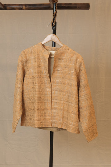 Jacket - cotton & muga ghisa