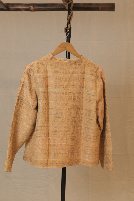 Jacket - cotton & muga ghisa