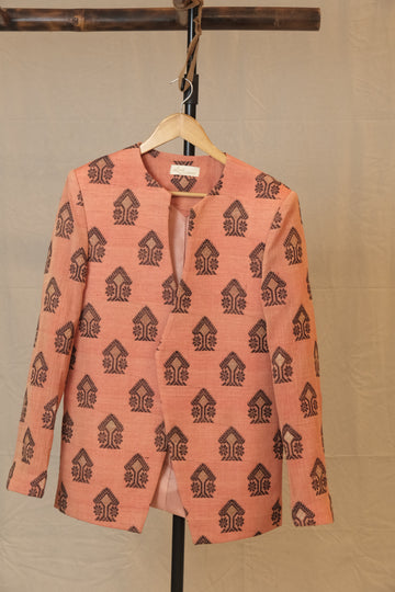 Jacket - cotton & muga ghisa