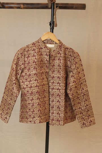 Jacket - cotton & muga ghisa