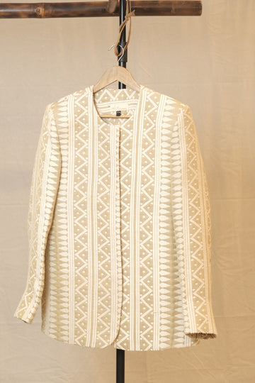 Jacket - cotton & muga ghisa