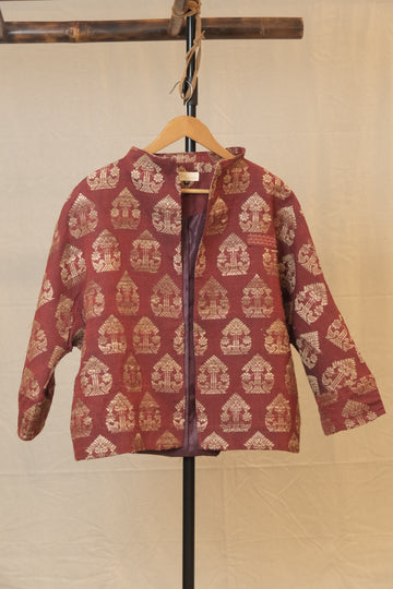 Jacket - cotton & muga ghisa