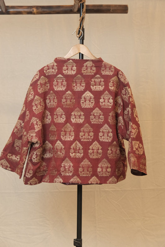 Jacket - cotton & muga ghisa