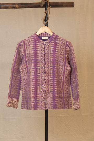 Jacket - cotton & muga ghisa