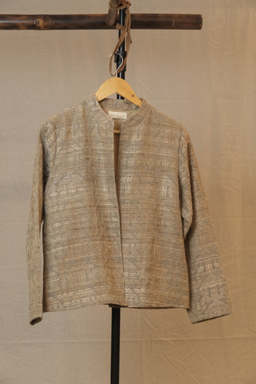 Jacket - cotton & muga ghisa