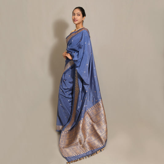 Saree - Paat silk & cotton