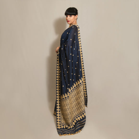 Saree - Paat silk & cotton