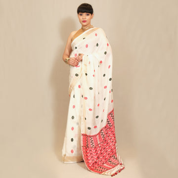 Saree - Paat silk & cotton