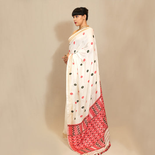 Saree - Paat silk & cotton