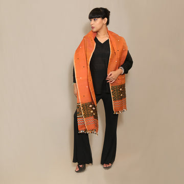 Stole - Kesapaat silk (Mulberry) & cotton