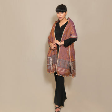 Stole - Mulberry silk & cotton