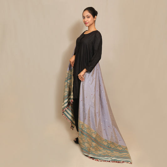 Dupatta - Mulberry silk & cotton