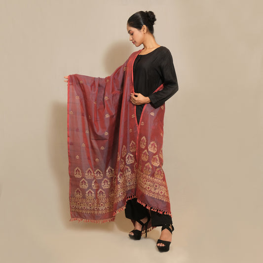 Dupatta - Mulberry silk & cotton