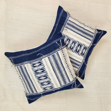 Cushion Cover Naga- Cotton, Handwoven on a loin loom