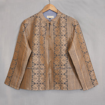 Women's Jacket- Paat silk & Tassar silk