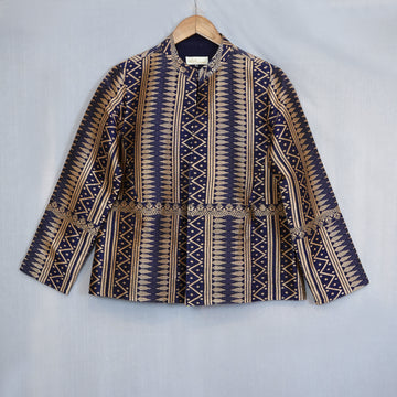 Women's Jacket- Paat silk & Tassar silk