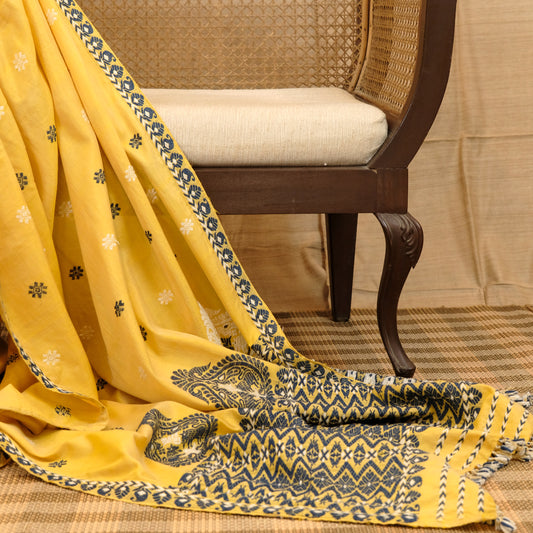 Saree - Mulberry silk(paat) & cotton