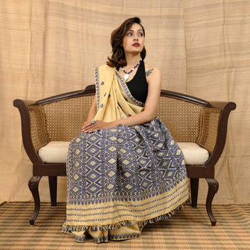 Saree - Mulberry silk & cotton