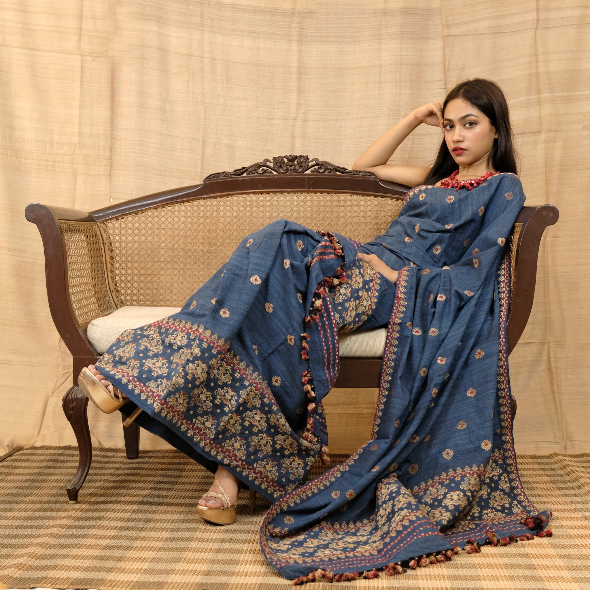Mekhela Sador - Eri silk natural dye