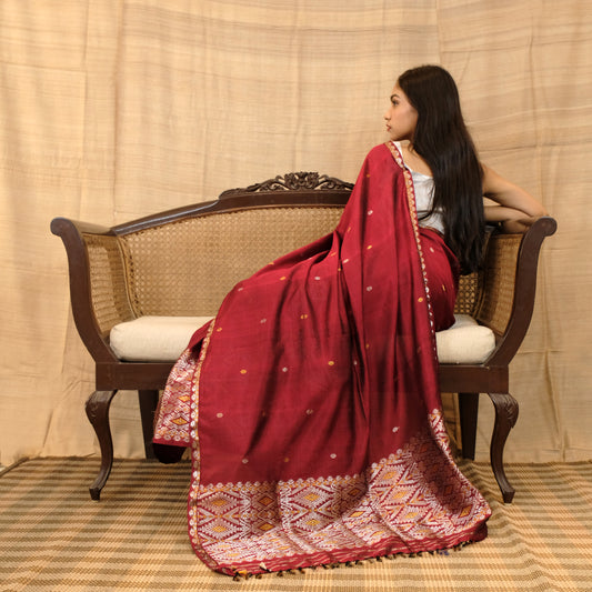 Mekhela Sador - Mulberry silk(paat)