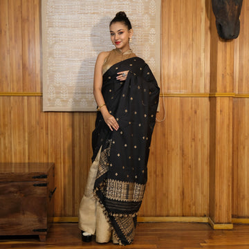 Single Sador - Mulberry silk(Paat) & cotton