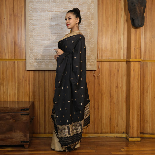 Single Sador - Mulberry silk(Paat) & cotton