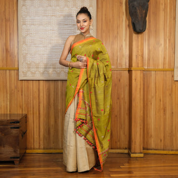 Single Sador - Mulberry silk(Paat) & cotton