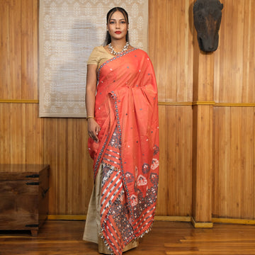 Single Sador - Mulberry silk(Paat) & cotton