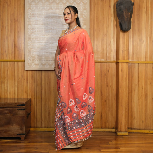 Single Sador - Mulberry silk(Paat) & cotton