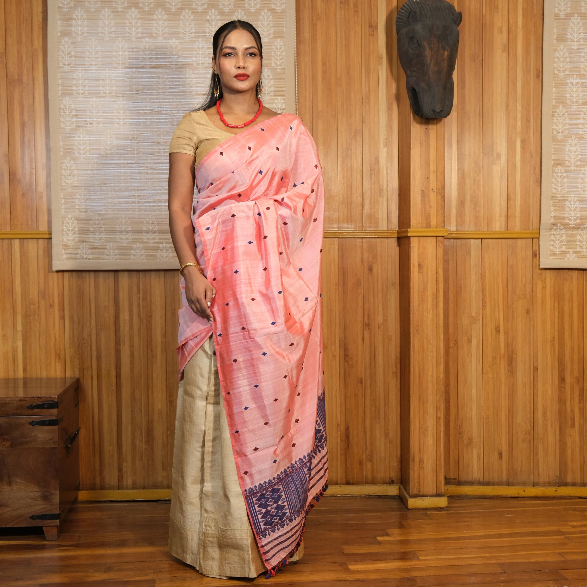 Single Sador - Mulberry silk(Paat) & cotton