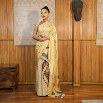 Single Sador - Mulberry silk(Paat) & cotton