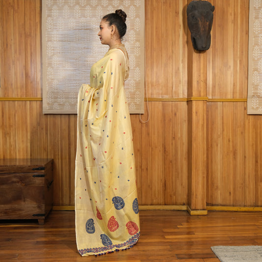 Single Sador - Mulberry silk(Paat) & cotton