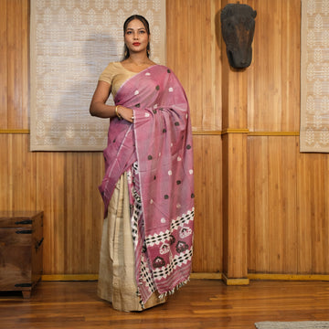 Single Sador - Mulberry silk(Paat) & cotton