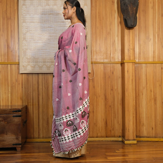 Single Sador - Mulberry silk(Paat) & cotton