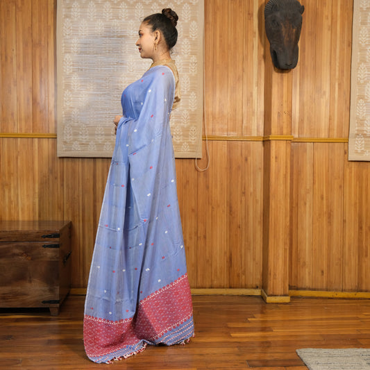 Single Sador - Mulberry silk(Paat) & cotton