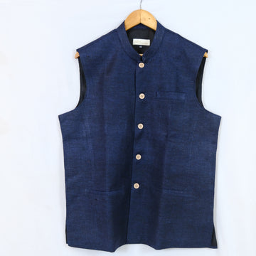 Men's Jacket- Eri Silk dyed