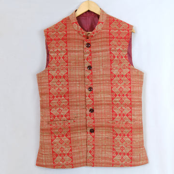 Men's Jacket- Cotton & Muga ghisa