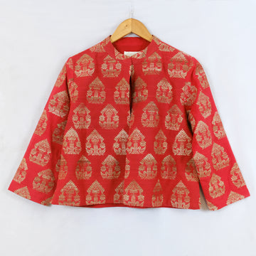 Women's Jacket- Cotton & Muga ghisa