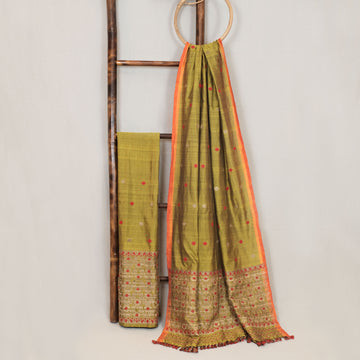 Mekhela Sador - Mulberry silk(paat), cotton