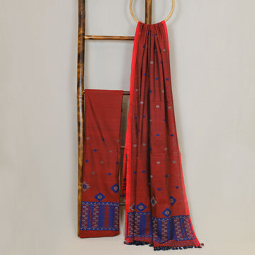 Mekhela Sador - Mulberry silk(paat), cotton