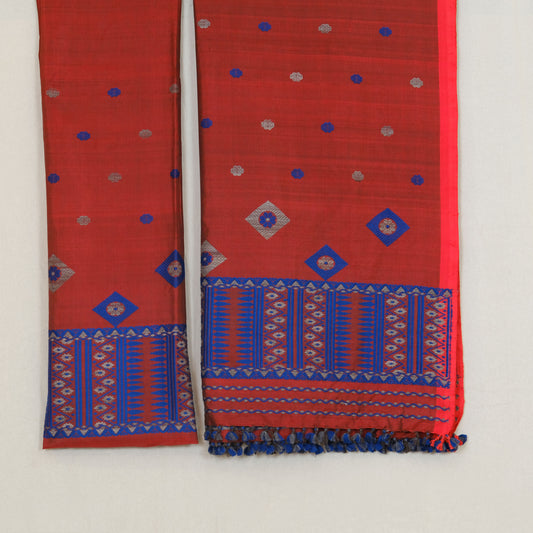 Mekhela Sador - Mulberry silk(paat), cotton
