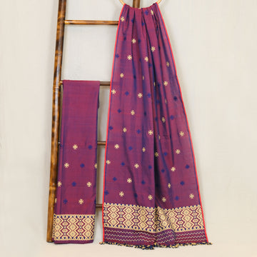 Mekhela Sador - Mulberry silk(paat), cotton
