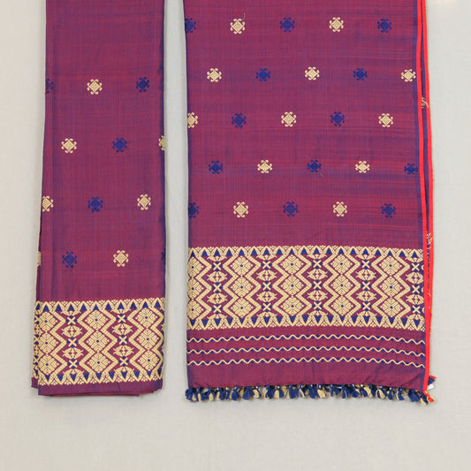 Mekhela Sador - Mulberry silk(paat), cotton