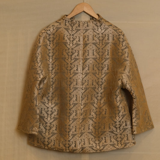 Women's Jacket- Mulberry silk & Tassar silk