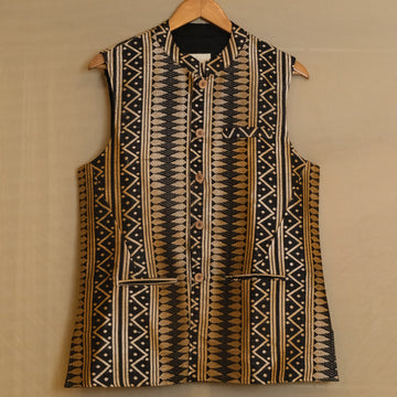 Men's Jacket- Paat silk & Tassar silk