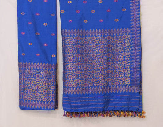 Mekhela Sador - Mulberry silk & cotton motifs in traditional design